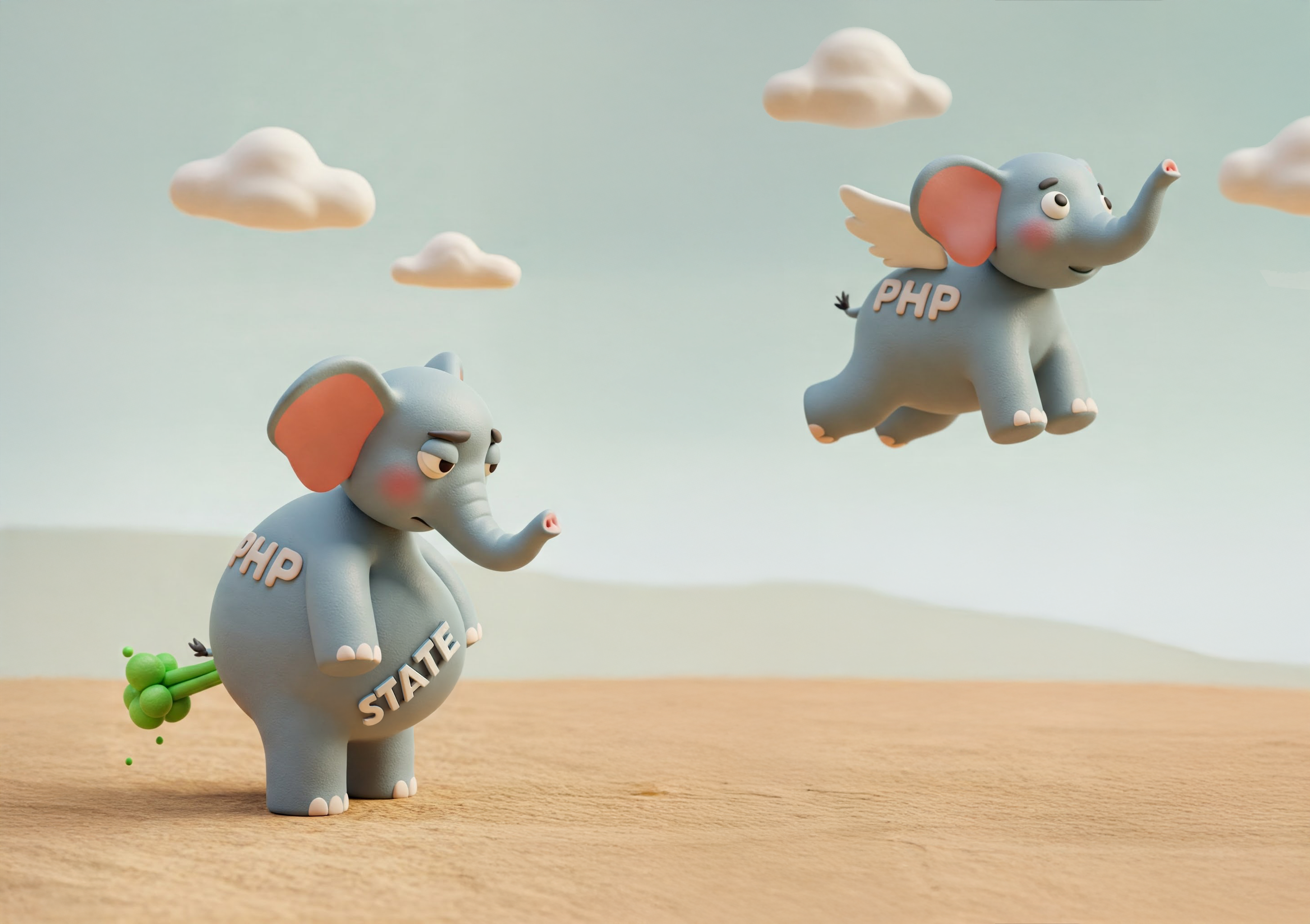 Stateless services in PHP